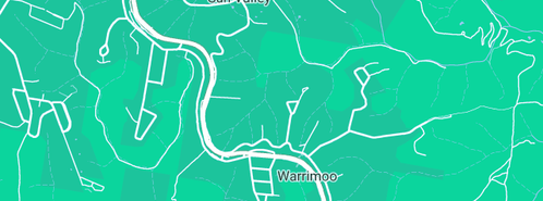 Map showing the location of Oregon Building in Warrimoo, NSW 2774
