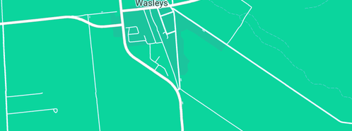 Map showing the location of Blissy Mow Lawns in Wasleys, SA 5400
