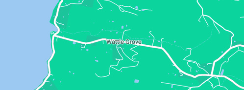 Map showing the location of Jaguar Wedding Cars in Wattle Grove, TAS 7109
