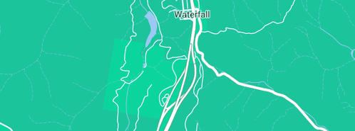 Map showing the location of Garrawarra Centre in Waterfall, NSW 2233