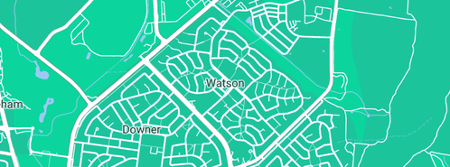 Map showing the location of The Factory Audio Engineering in Watson, ACT 2602