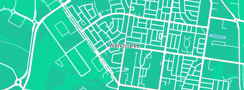 Map showing the location of Matt Newbury in Wendouree, VIC 3355