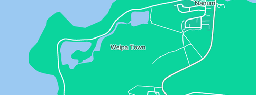 Map showing the location of Lee's Marine & Tackle Centre in Weipa, QLD 4874