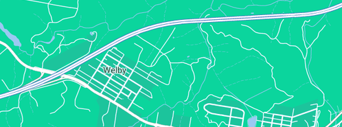 Map showing the location of The Merchant Of Welby in Welby, NSW 2575