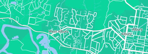 Map showing the location of Riverwood Aged Care in West Albury, NSW 2640