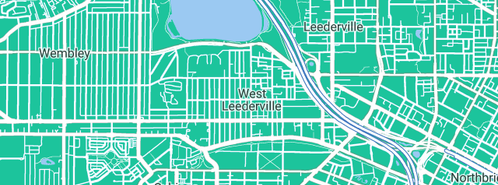 Map showing the location of Family Mediation Service in West Leederville, WA 6007