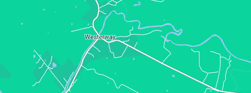 Map showing the location of Westerway Primary School in Westerway, TAS 7140