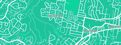Map showing the location of Down Under Consulting in Westleigh, NSW 2120