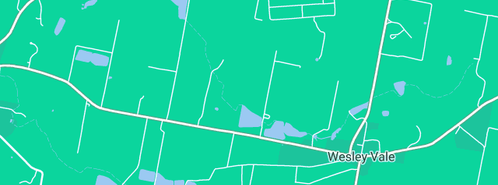 Map showing the location of Andrews Creek Primary School in Wesley Vale, TAS 7307