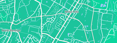 Map showing the location of The Crooked Path in White Hills, VIC 3550