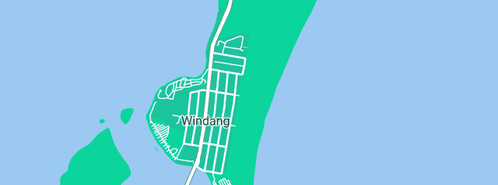 Map showing the location of Caltex Windang Service Centre in Windang, NSW 2528