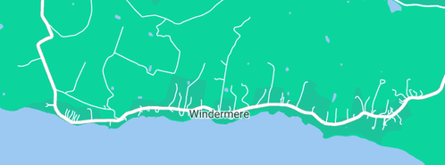 Map showing the location of Andy The Amazing Magician in Windermere, TAS 7252