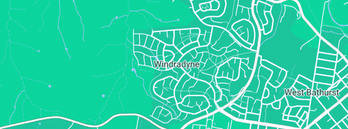 Map showing the location of NetSolutions Central West in Windradyne, NSW 2795