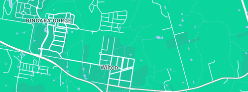 Map showing the location of Hawk Web Design in Wilton, NSW 2571