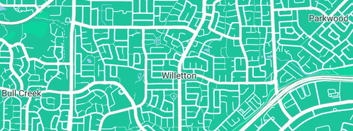 Map showing the location of Riverton Auto Electrics in Willetton, WA 6155