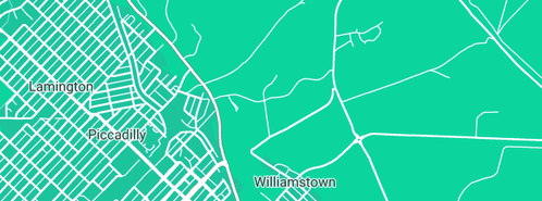 Map showing the location of Telstra Mt Charlotte site in Williamstown, WA 6430
