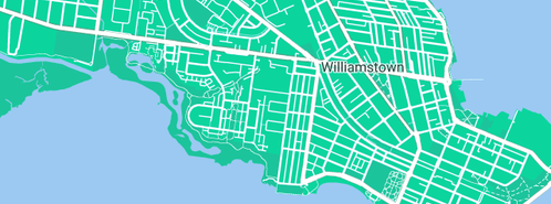 Map showing the location of Amawind Apartments in Williamstown, VIC 3016