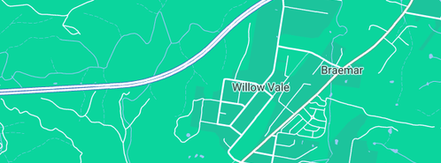 Map showing the location of Casburn J in Willow Vale, NSW 2575