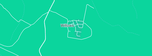 Map showing the location of Bulger R & A in Willows, QLD 4702