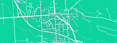 Map showing the location of Willunga Farmers Market in Willunga, SA 5172