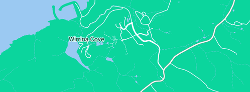 Map showing the location of Kangaroo Islands Ferries Sa in Wirrina Cove, SA 5204