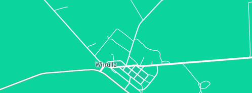 Map showing the location of Wirrulla Police Station in Wirrulla, SA 5661