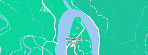 Map showing the location of Correct Craft Marine in Wisemans Ferry, NSW 2775
