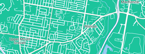 Map showing the location of Piano Tutoring Wishart in Wishart, QLD 4122
