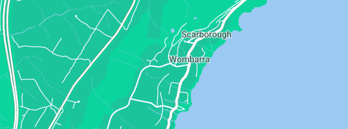 Map showing the location of Margaret Rahmann in Wombarra, NSW 2515