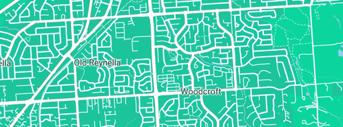 Map showing the location of Coolingzone in Woodcroft, SA 5162