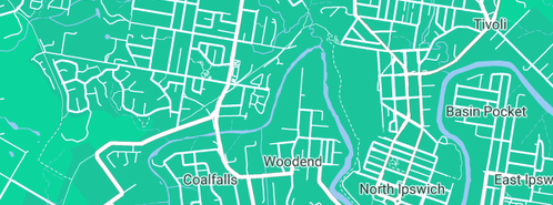 Map showing the location of Woodend Nature Centre in Woodend, QLD 4305
