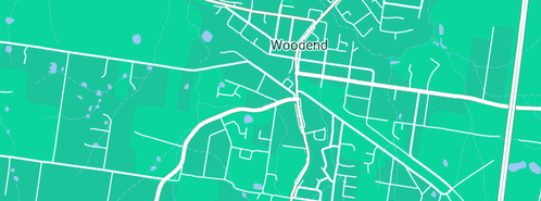 Map showing the location of Langley McKimmie in Woodend, VIC 3442