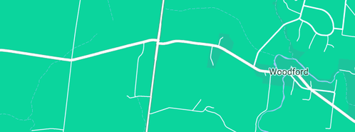 Map showing the location of Warrnambool Green Waste in Woodford, VIC 3281