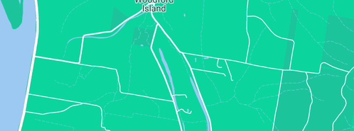 Map showing the location of Munro Island Nature Reserve in Woodford Island, NSW 2463