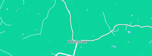 Map showing the location of The Craft Centre in Woodsdale, TAS 7120