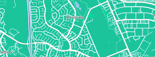Map showing the location of Healthy Glow Personal Training Studio in Woodvale, WA 6026