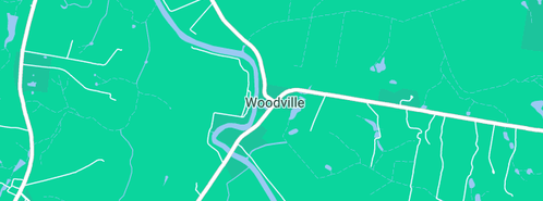 Map showing the location of All Saints Church Woodville in Woodville, NSW 2321
