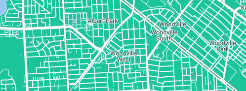 Map showing the location of Crazy Lawns in Woodville West, SA 5011