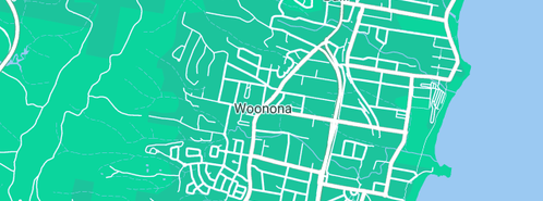 Map showing the location of WB Sports & Promotional Wear in Woonona, NSW 2517