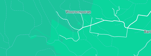 Map showing the location of Henrietta Creek camping area in Wooroonooran, QLD 4860
