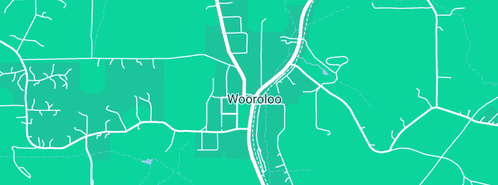 Map showing the location of Aylward Studios in Wooroloo, WA 6558