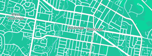 Map showing the location of Handmade Baby Wear Melbourne in Wodonga, VIC 3690