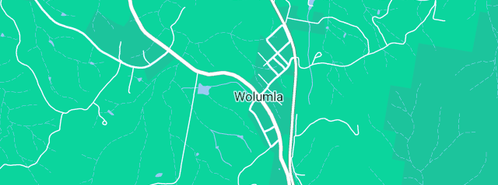 Map showing the location of Bega Lush Lawns in Wolumla, NSW 2550