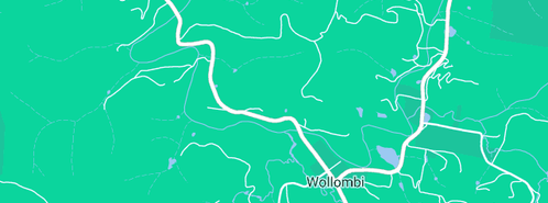 Map showing the location of Rapid Websites in Wollombi, NSW 2325