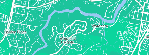 Map showing the location of Into Paddling in Woronora Heights, NSW 2233