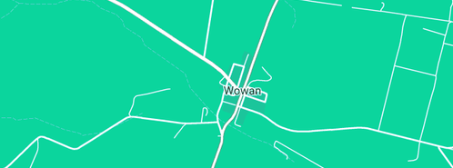Map showing the location of Wowan Gum Leaves Caravan Park & Museum in Wowan, QLD 4702