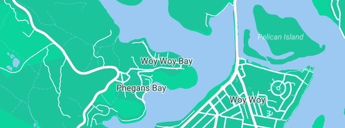 Map showing the location of Fc Nichols Pty Ltd in Woy Woy Bay, NSW 2256