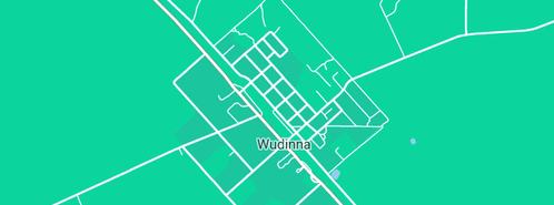 Map showing the location of Bridgestone Service Centre in Wudinna, SA 5652