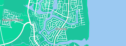 Map showing the location of Sell's Waterproofing Contractors in Wurtulla, QLD 4575