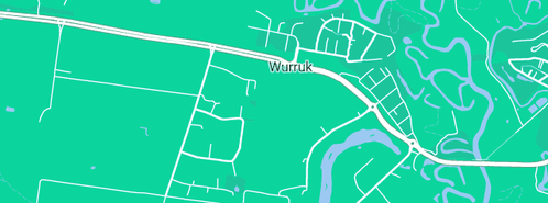 Map showing the location of Captain's Lodge International in Wurruk, VIC 3850